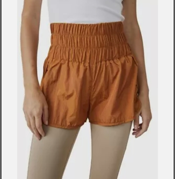 FP Movement Size Large The Way Home Rust Orange Running Shorts - Picture 9 of 11